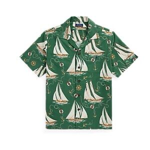 NWT Polo Ralph Lauren
Men's Classic-Fit Sailboat Oxford
Camp Shirt